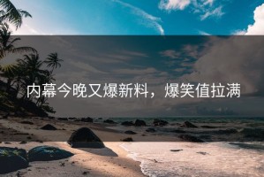 内幕今晚又爆新料，爆笑值拉满