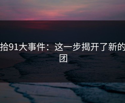 重拾91大事件：这一步揭开了新的谜团