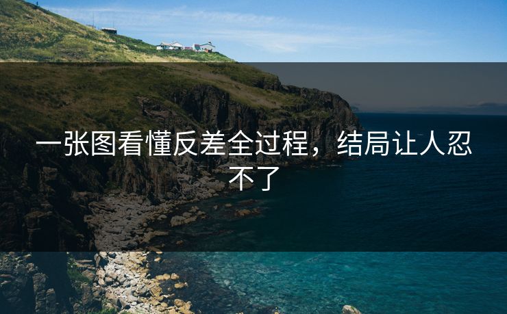 一张图看懂反差全过程，结局让人忍不了